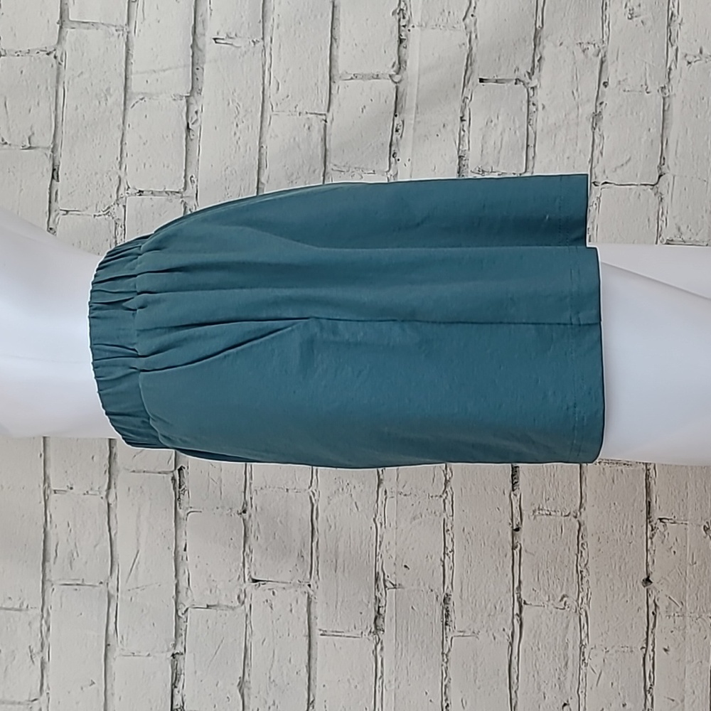 Callahan Soft Cotton High Rise Elastic Waist Pull On Nova Shorts Blue Nile NWT - Picture 5 of 13